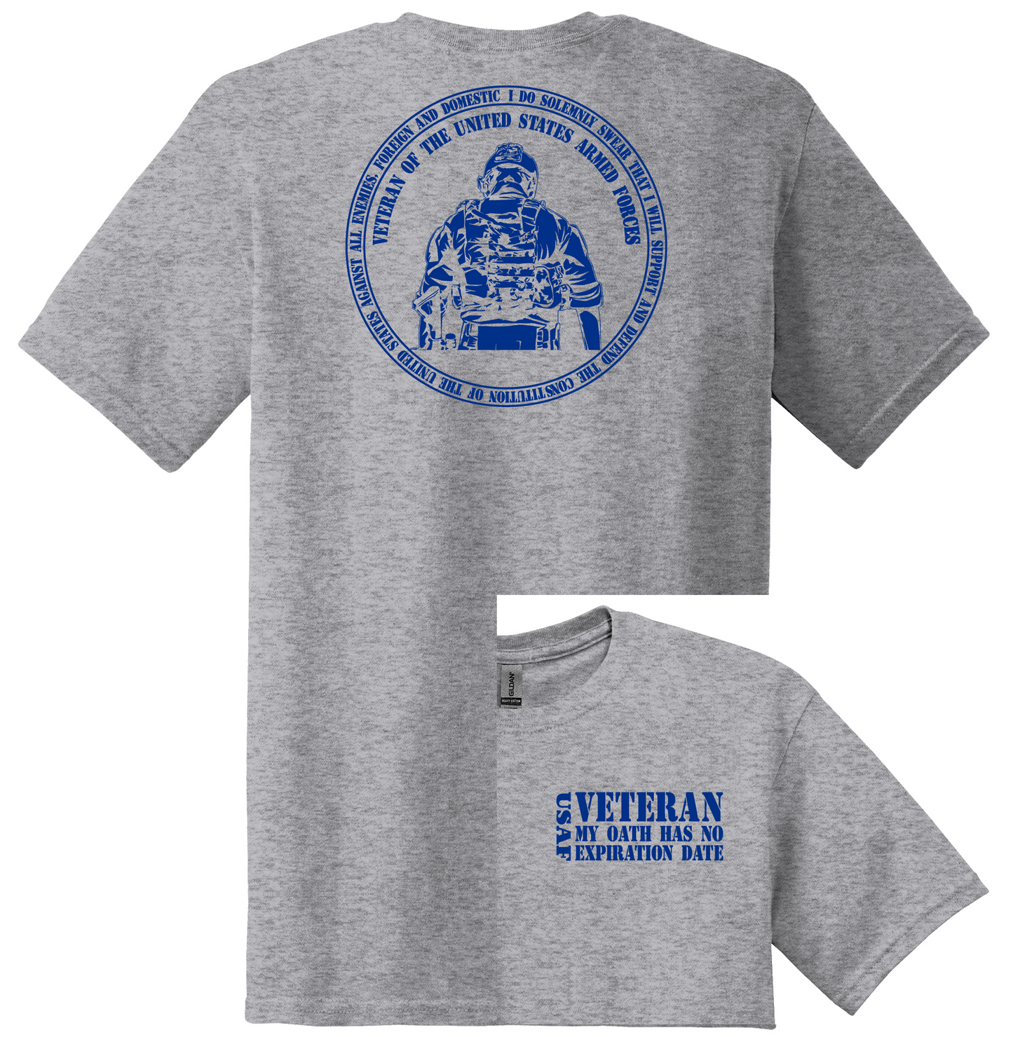 "MY OATH HAS NO EXPIRATION DATE"-U.S. ARMED FORCES VETERAN T-Shirt