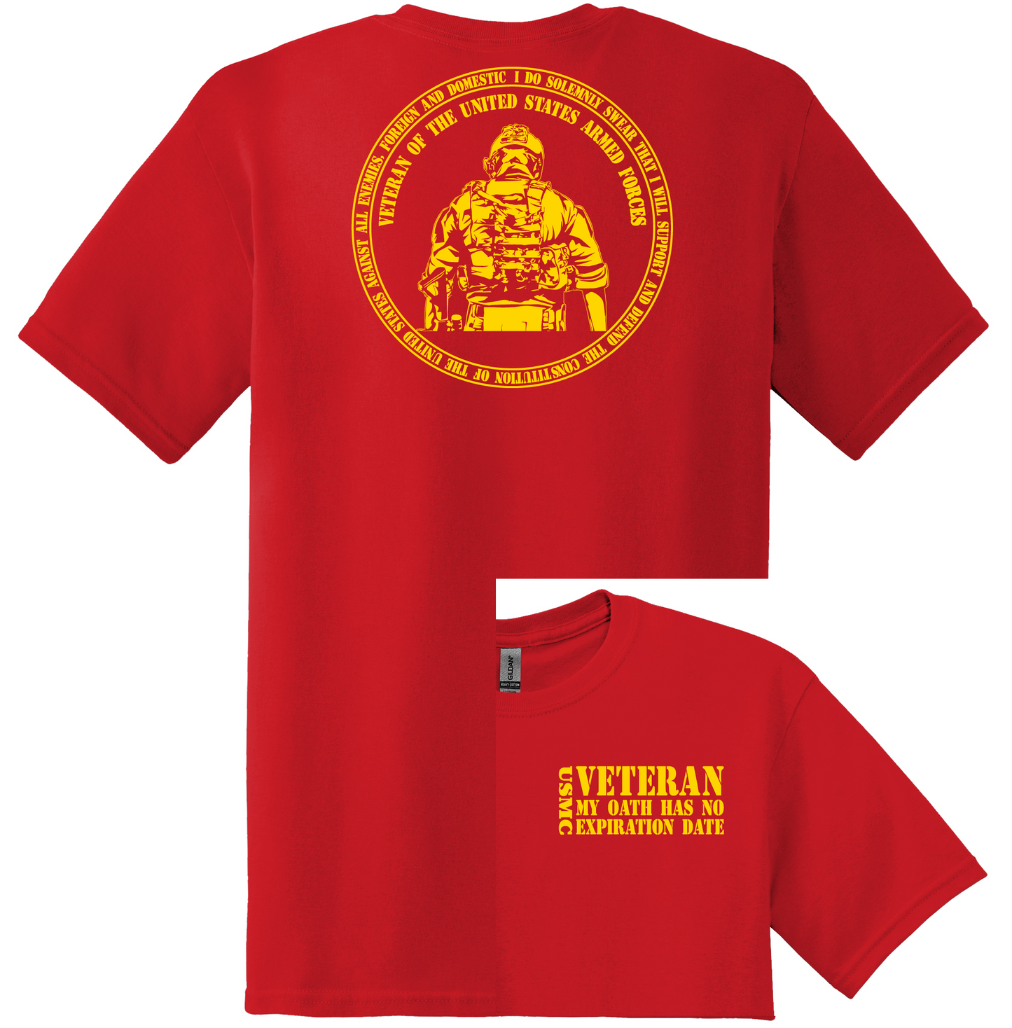 "MY OATH HAS NO EXPIRATION DATE"-U.S. ARMED FORCES VETERAN T-Shirt