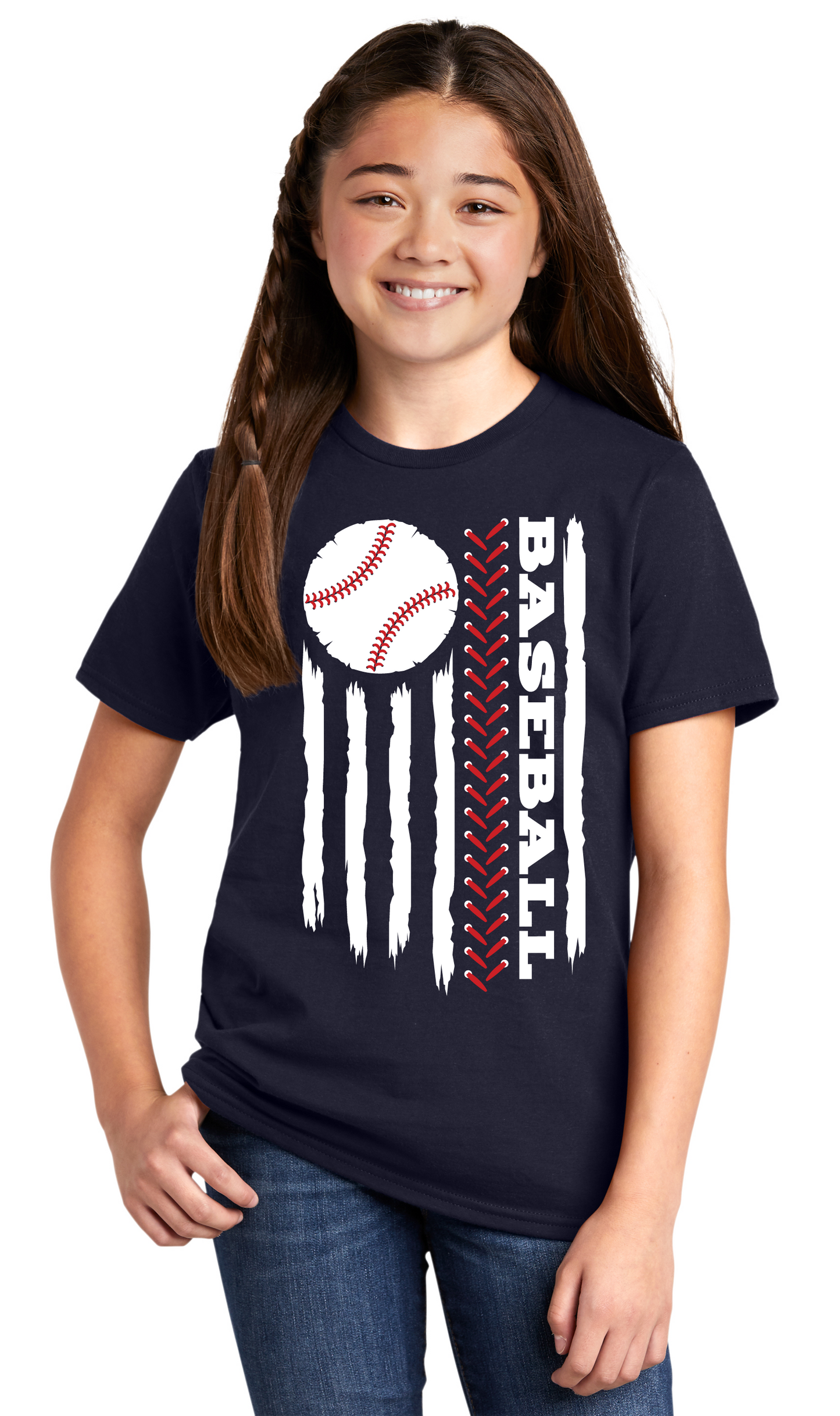 Baseball Flag Youth T-Shirt
